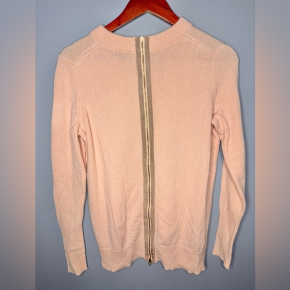J. Crew Collection Italian Cashmere Sweater With Zipper Back Detail | Size XS - Picture 2 of 3